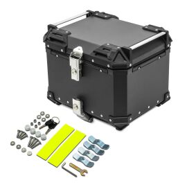 45L Aluminium Motorrad Topcase inkl Halterung schwarz