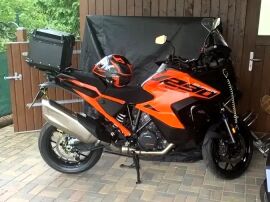 45L Aluminium Motorrad Topcase inkl Halterung schwarz